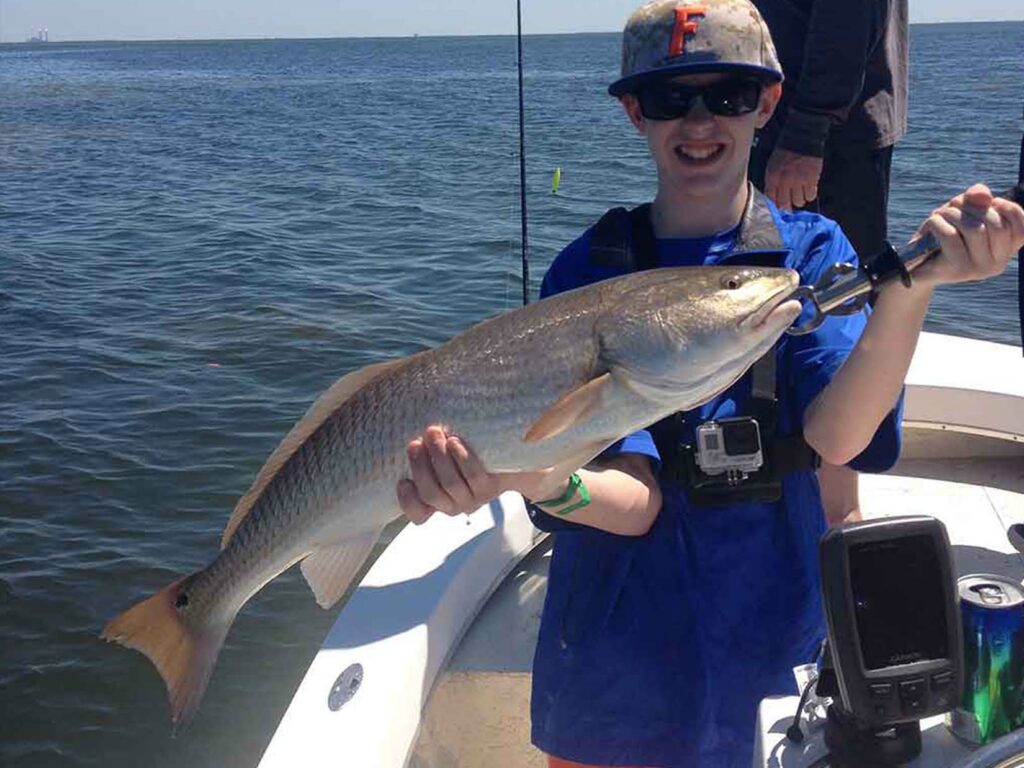 tampa bay family redfish fishing